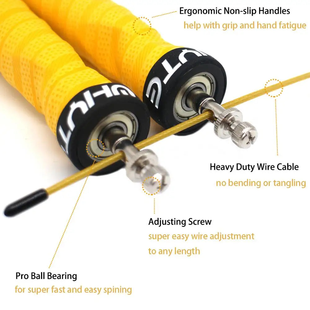 Crossfit Jump Rope – Pro Ball Bearing Speed Rope