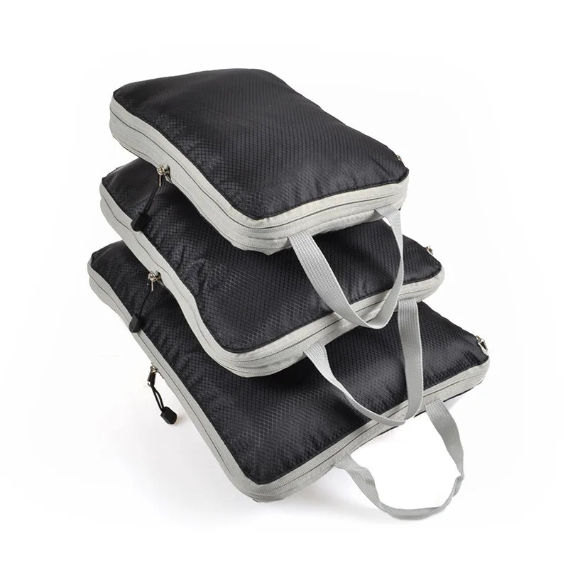 Foldable Packing Cubes – Waterproof Luggage Organizer Travel Bag