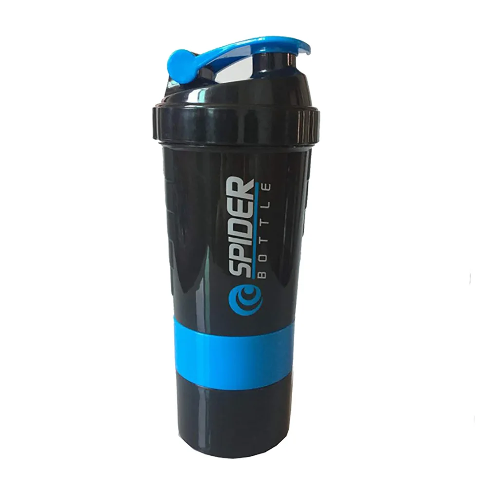 3-Layer Protein Shaker Bottle – Mixing Cup for Workouts