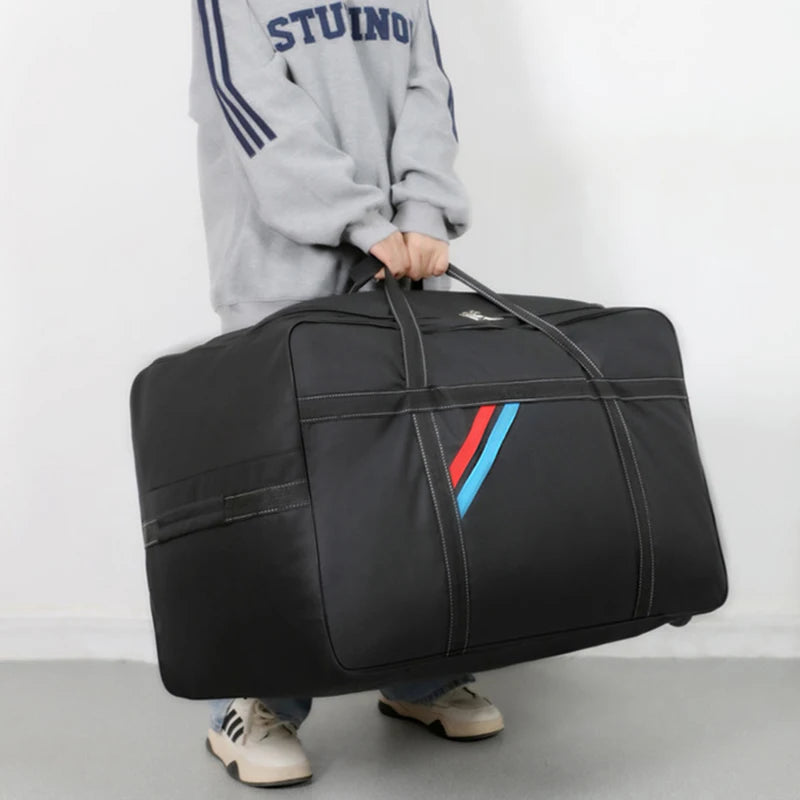 Large Capacity Foldable Trolley Bag with Wheels
