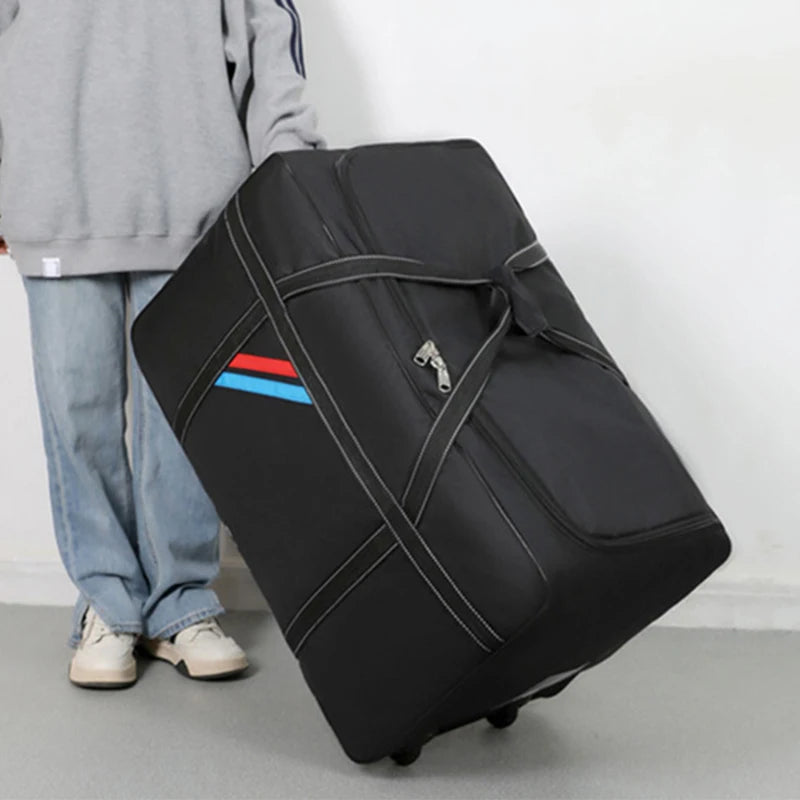 Large Capacity Foldable Trolley Bag with Wheels