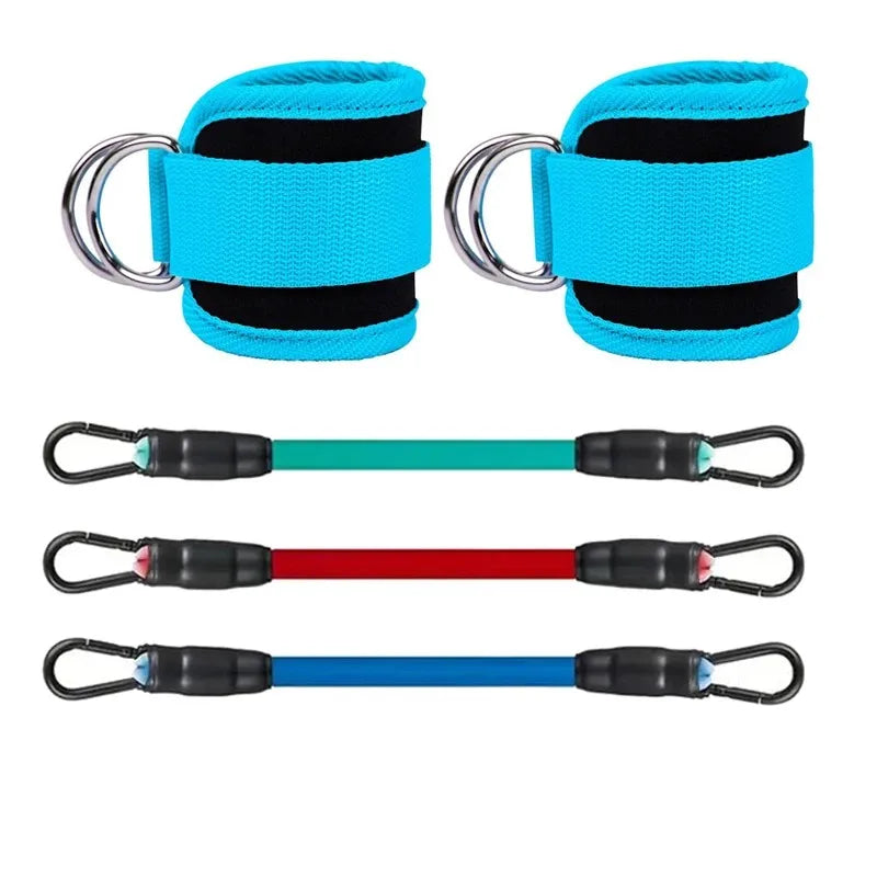 Ankle Straps Resistance Bands Set – Gym Fitness Equipment