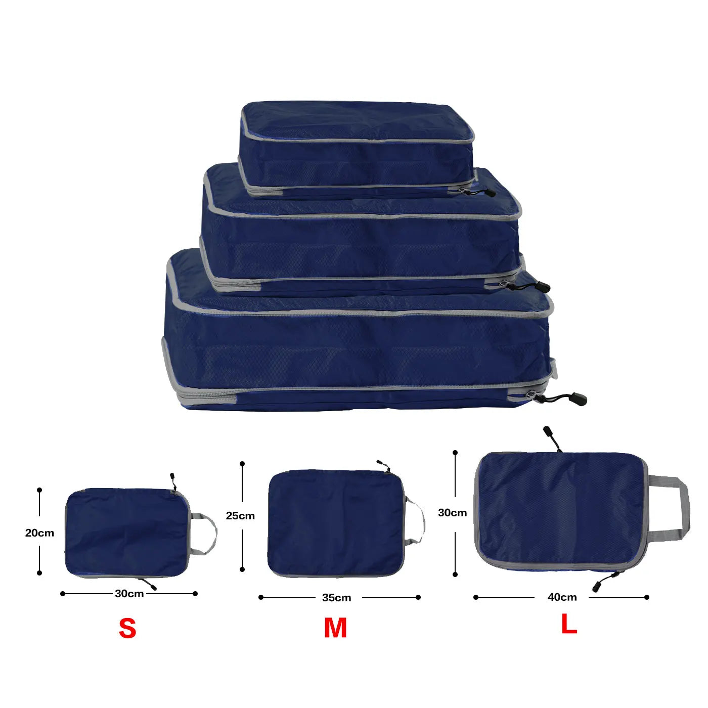Foldable Packing Cubes – Waterproof Luggage Organizer Travel Bag