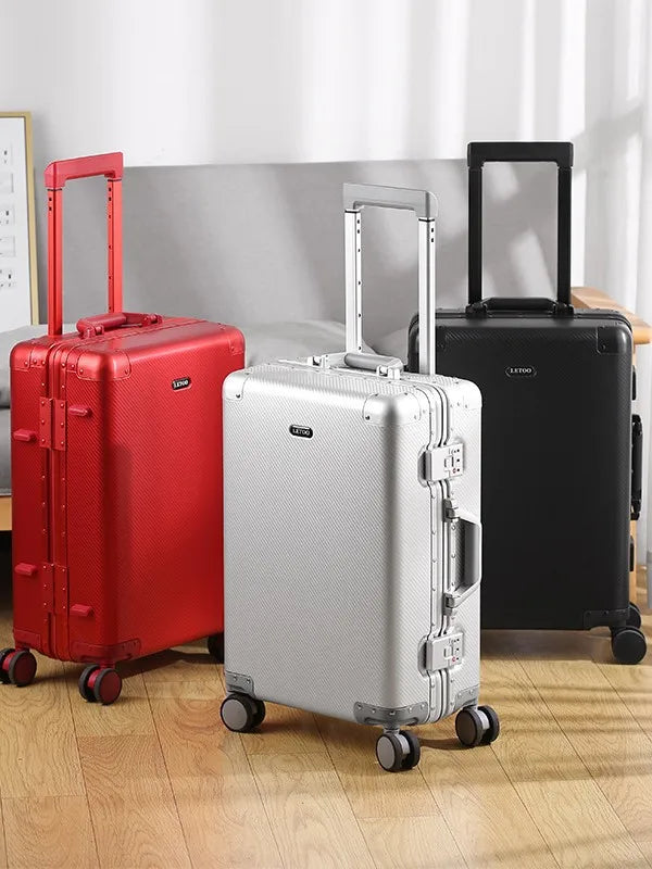 Aluminum Carry-On Luggage – TSA Approved Trolley Suitcase