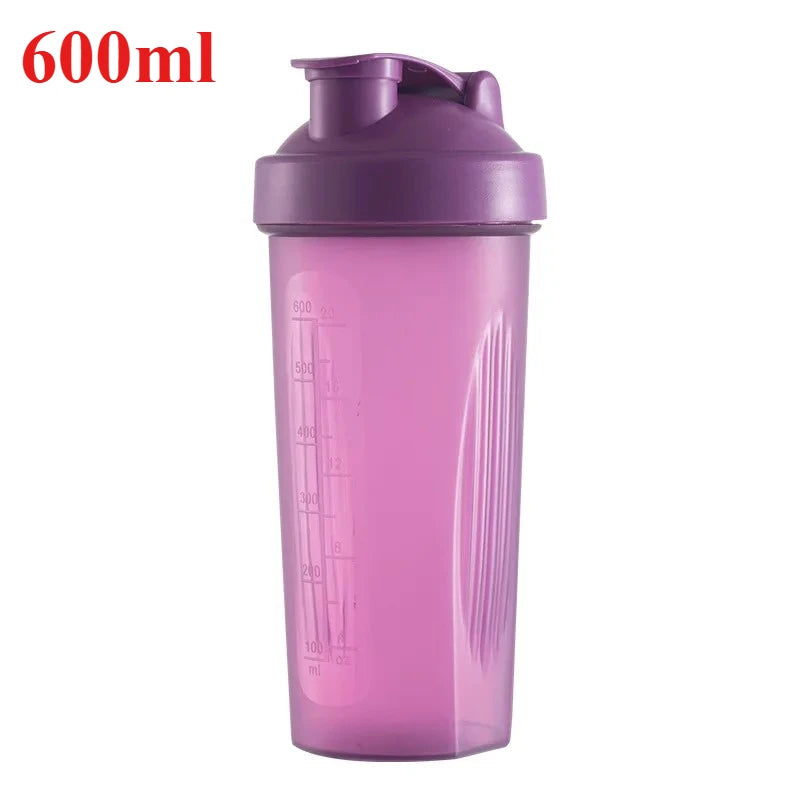 400ml/600ml Protein Shaker Bottle with Whisk Ball