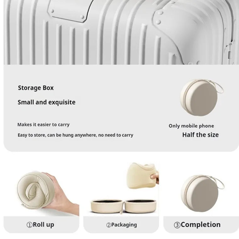 Durable U-shaped travel neck pillow for airplane and car travel