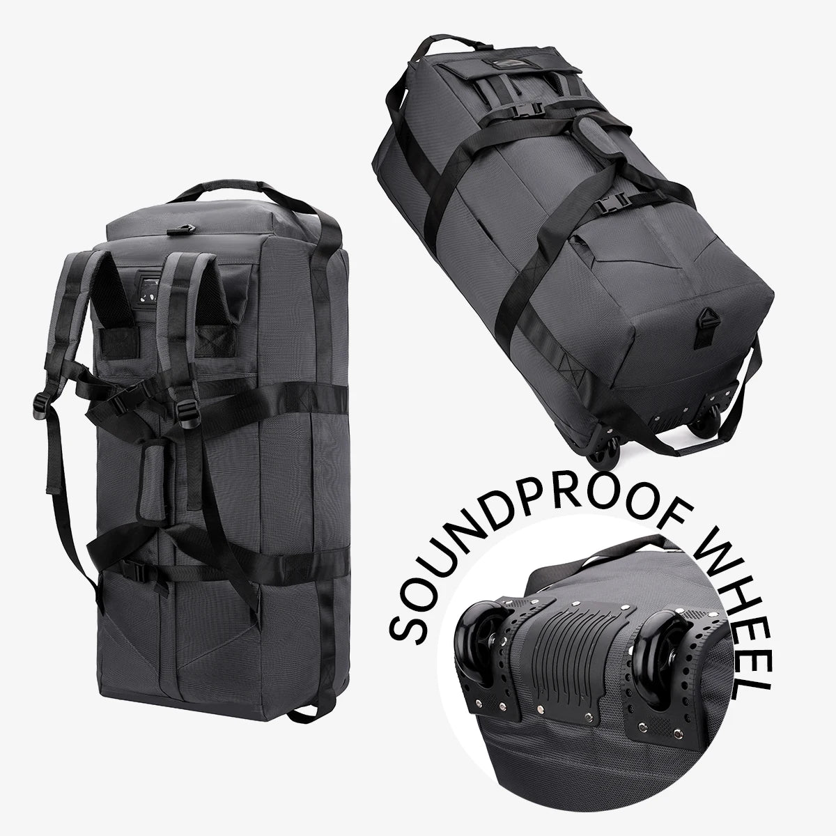 Large Capacity Travel Duffel Bag – Unisex Carry On Luggage Bag