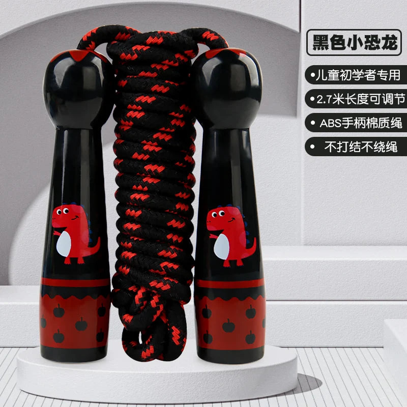 Kids Adjustable Cotton Jump Rope – Cartoon Skipping Rope