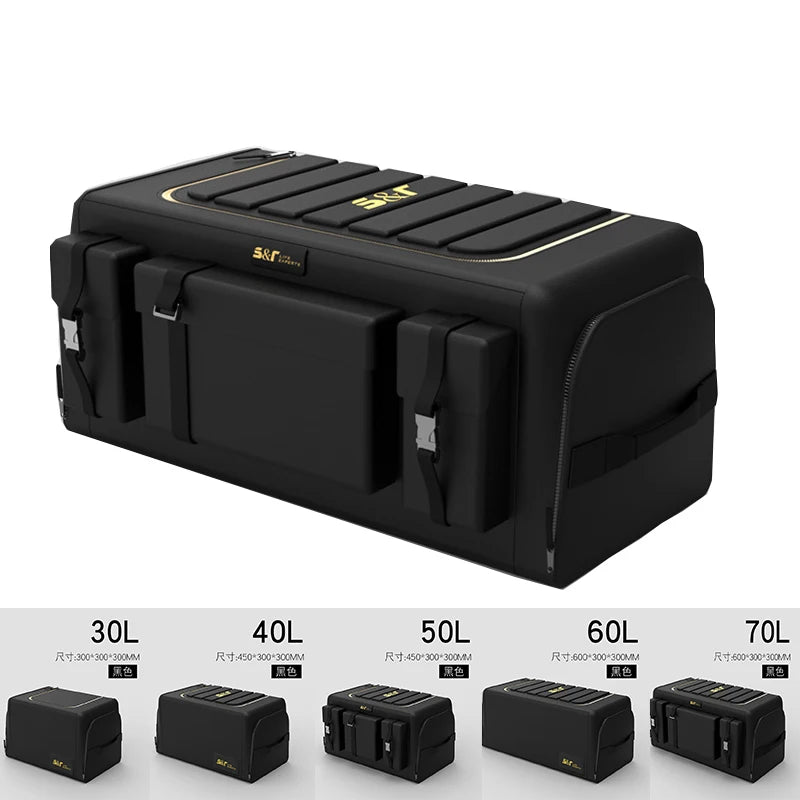 30L-70L Foldable Car Storage Box & Trunk Organizer