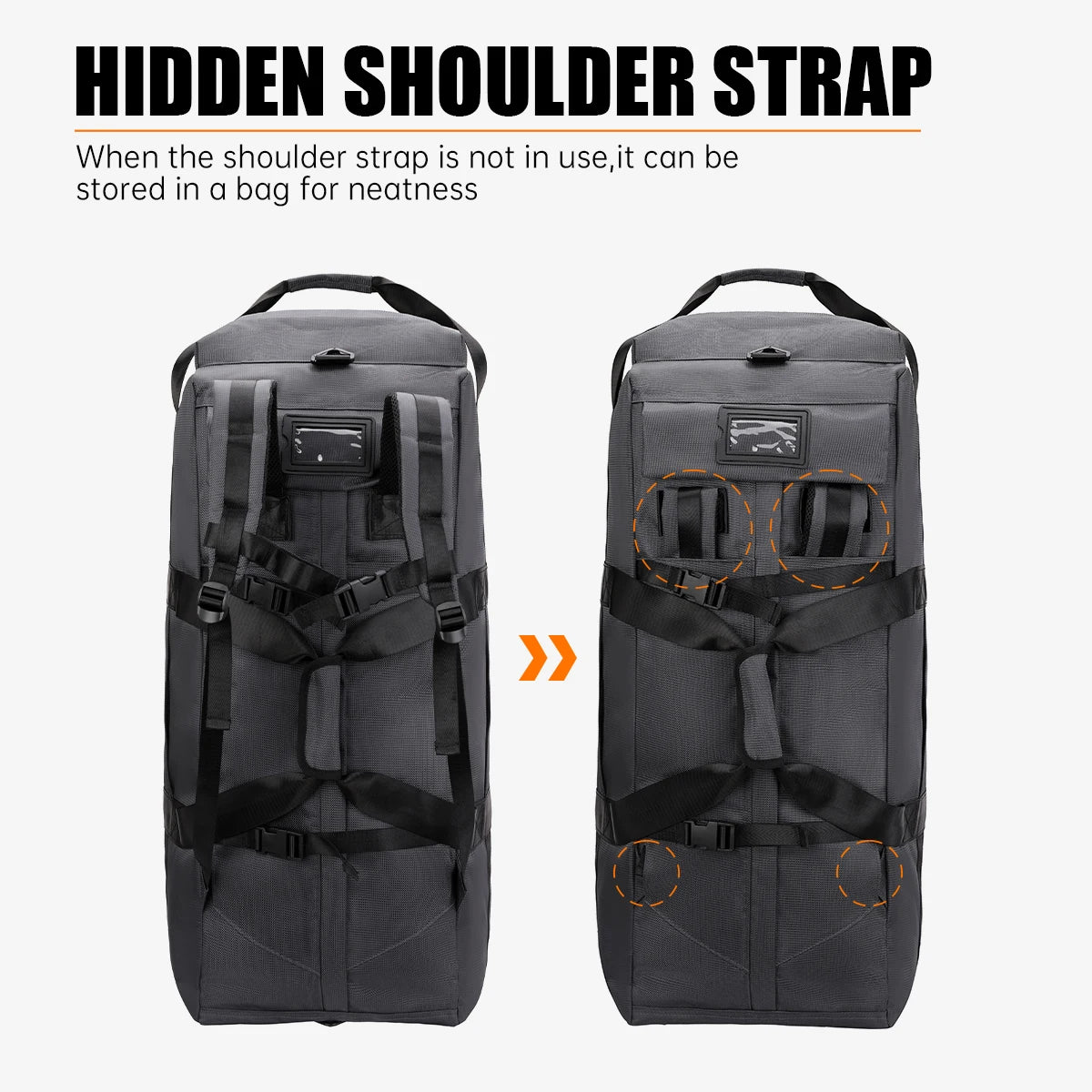 Large Capacity Travel Duffel Bag – Unisex Carry On Luggage Bag