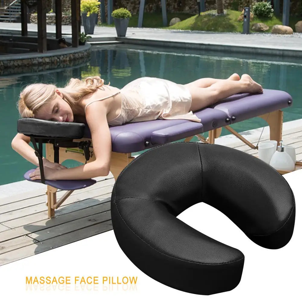 Ergonomic memory foam travel neck pillow with U-shaped cervical support