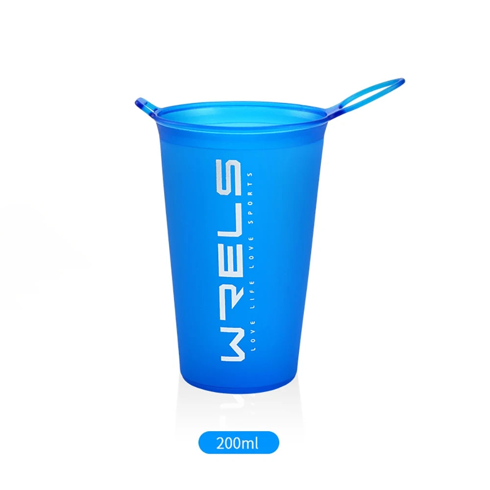 WRELS Folding Water Bottle – BPA-Free Collapsible Soft Flask