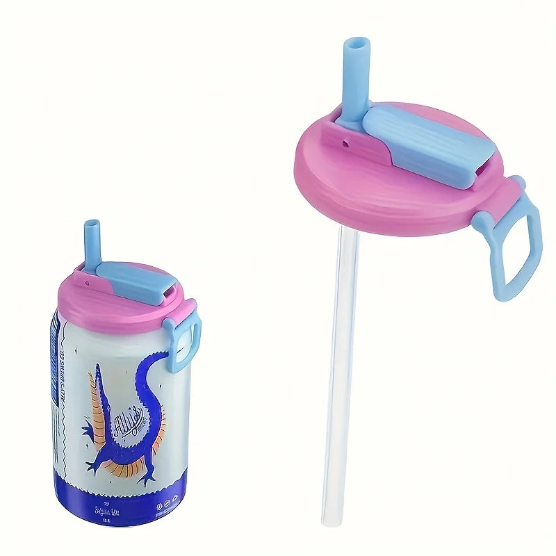 Reusable Can Lid with Straw