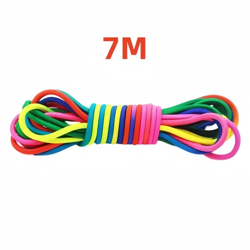 Elastic Jump Rope 5-10M – Adjustable Rubber Training Rope