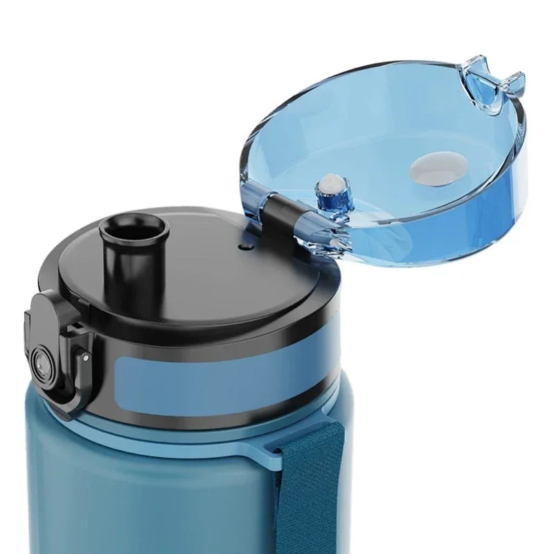 500ml/1000ml Motivational Water Bottle – Leak Proof Sports Bottle
