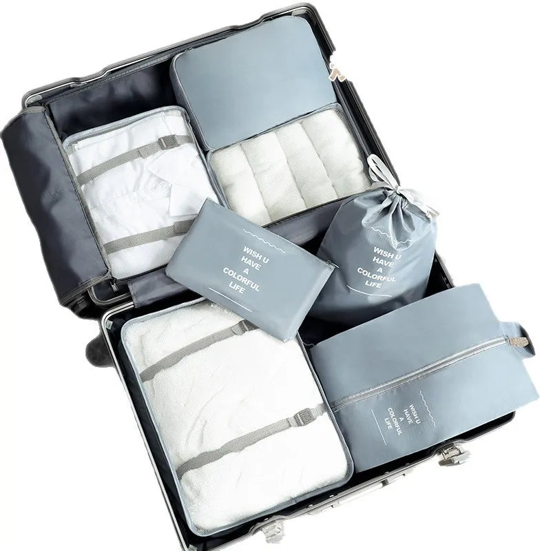 Travel Packing Cubes Set – Lightweight Compression Luggage Organizer