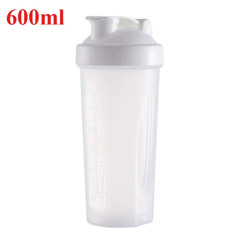400ml/600ml Protein Shaker Bottle with Whisk Ball