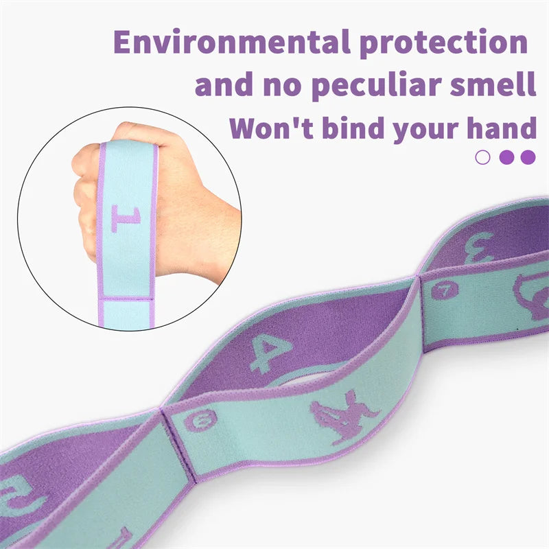 Elastic Resistance Band – Yoga Pilates Stretching Belt for Fitness