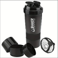 2-Tier Protein Shaker Bottle with Powder Container