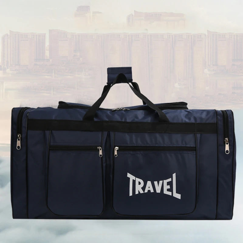 Large Capacity Travel Duffel Bag with Multiple Pockets
