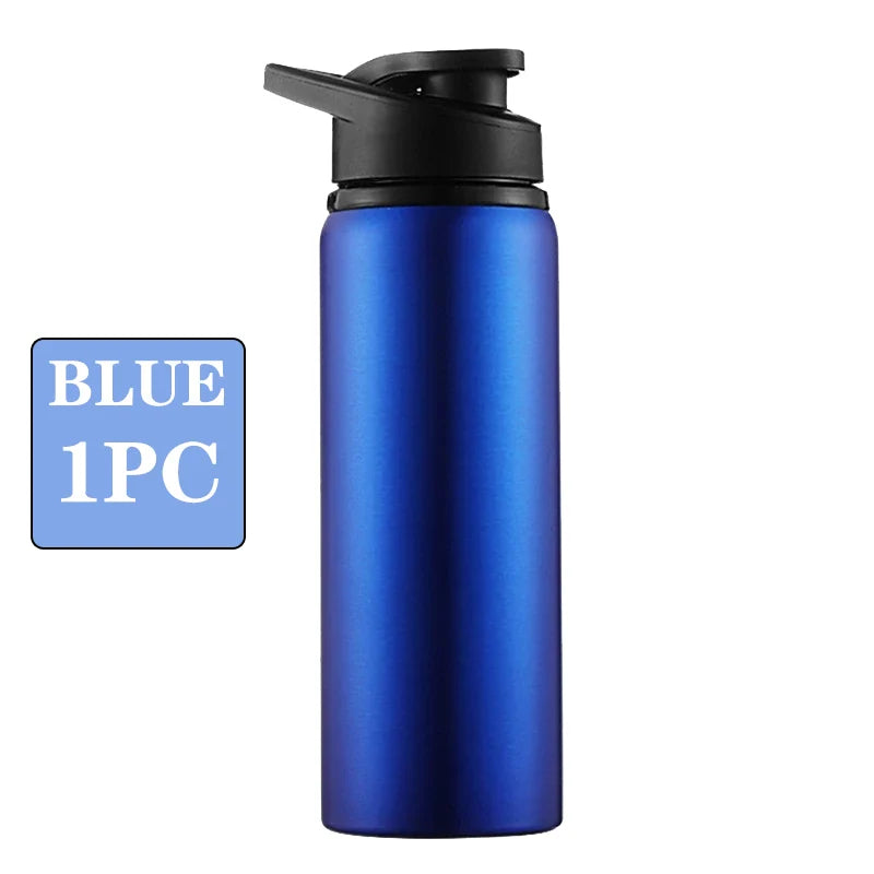 Metal Sports Water Bottle – Leakproof Reusable Travel Cup