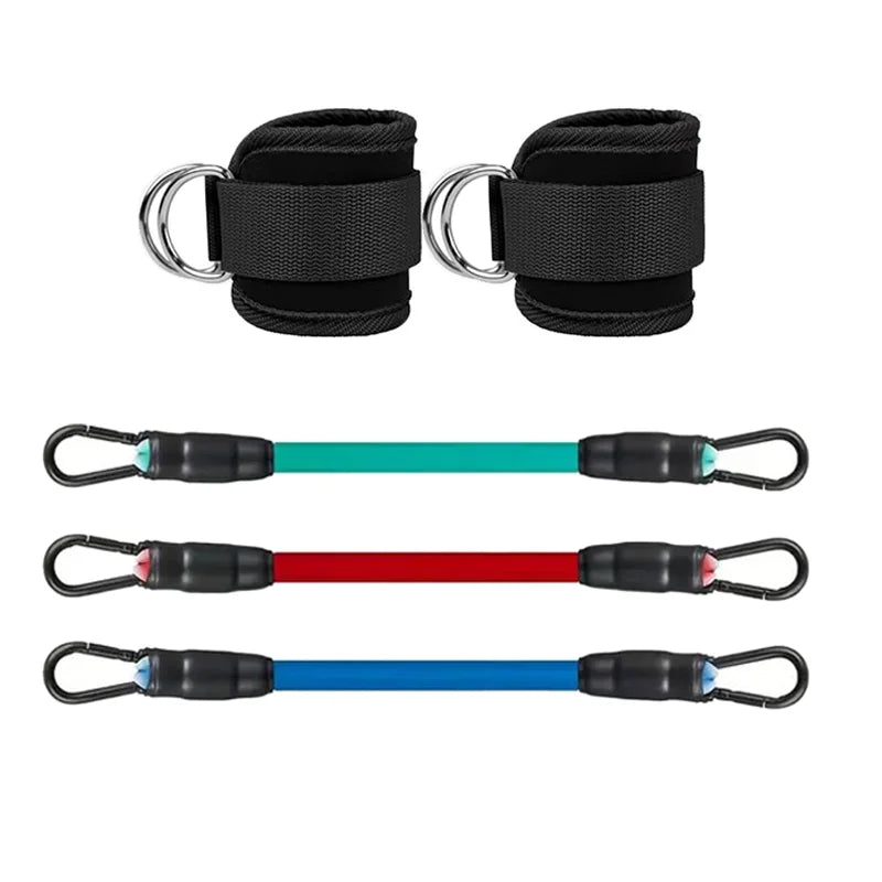 Ankle Straps Resistance Bands Set – Gym Fitness Equipment