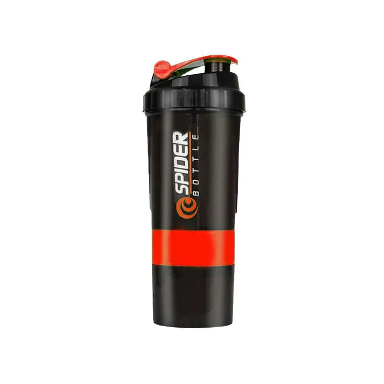 3-Layer Protein Shaker Bottle – Mixing Cup for Workouts