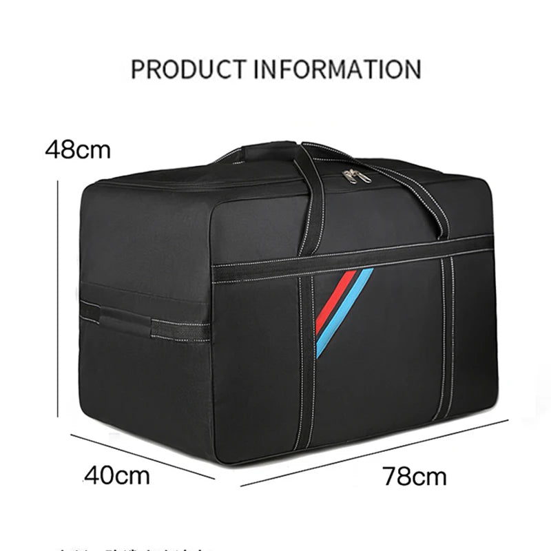 Large Capacity Foldable Trolley Bag with Wheels