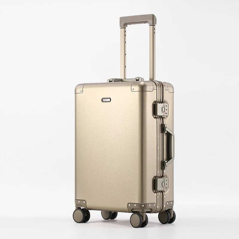 Aluminum Carry-On Luggage – TSA Approved Trolley Suitcase