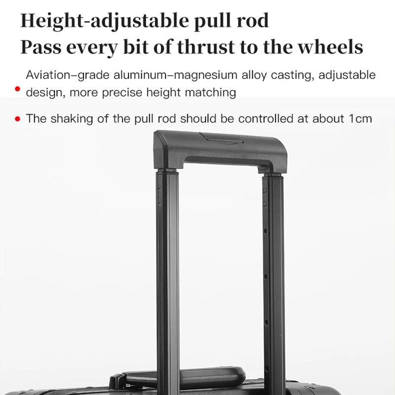 Aluminum Carry-On Luggage – TSA Approved Trolley Suitcase