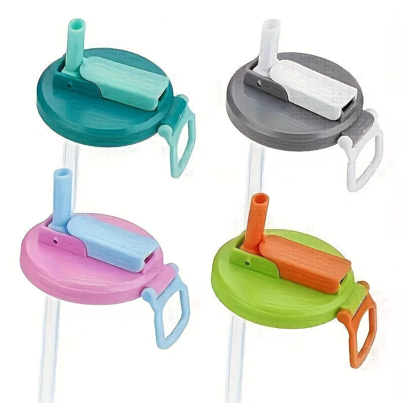 Reusable Can Lid with Straw