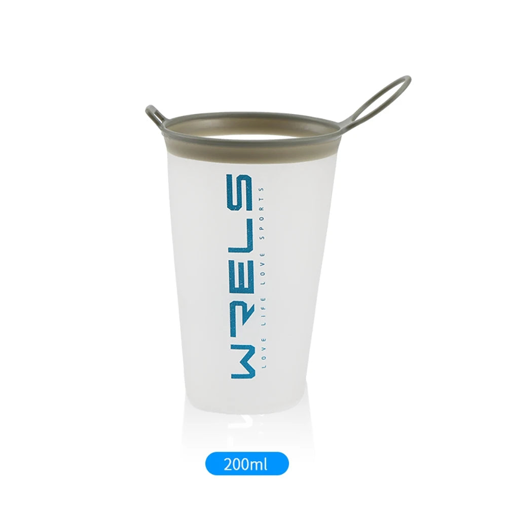 WRELS Folding Water Bottle – BPA-Free Collapsible Soft Flask