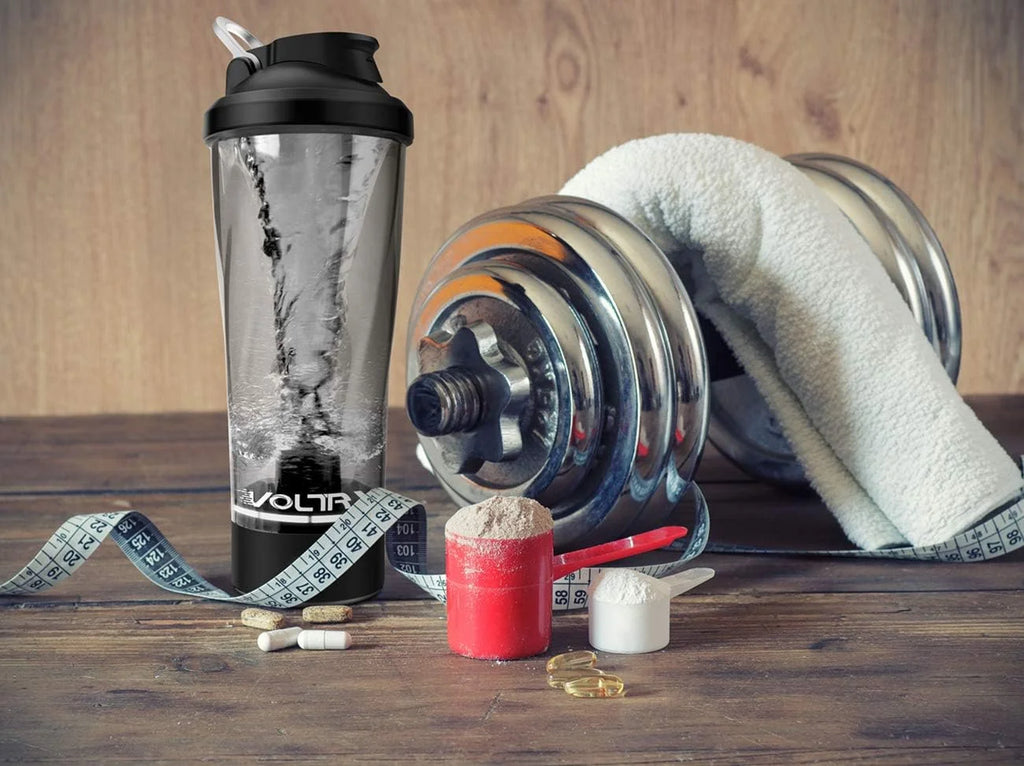 Electric Protein Shaker Bottle – USB Rechargeable Mixer