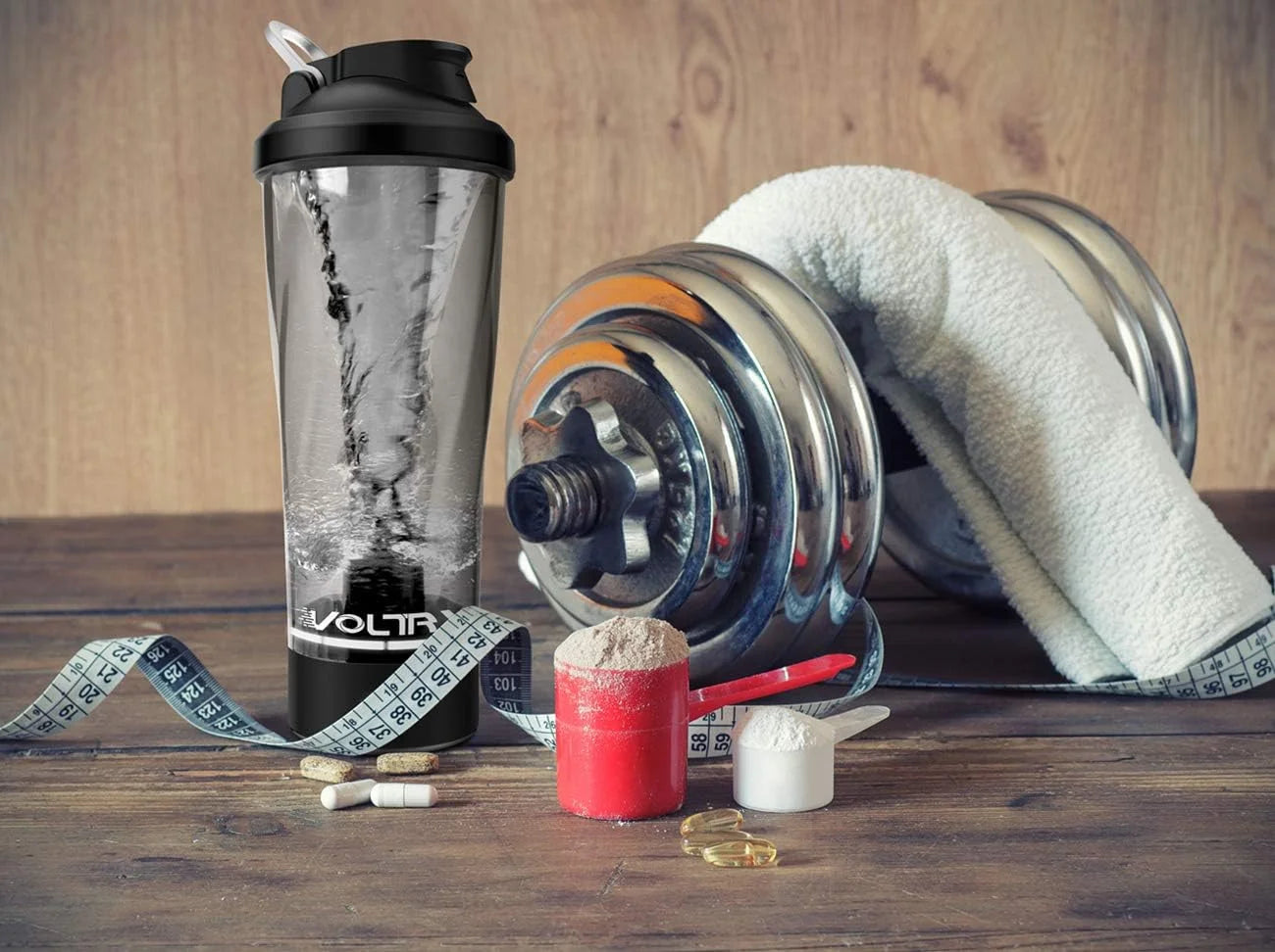 Electric Protein Shaker Bottle – USB Rechargeable Mixer