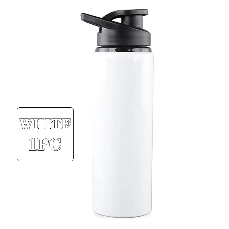 Metal Sports Water Bottle – Leakproof Reusable Travel Cup