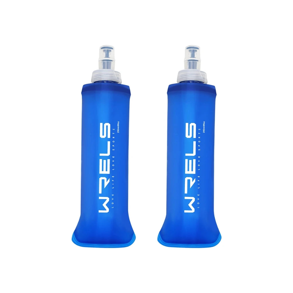 WRELS Folding Water Bottle – BPA-Free Collapsible Soft Flask