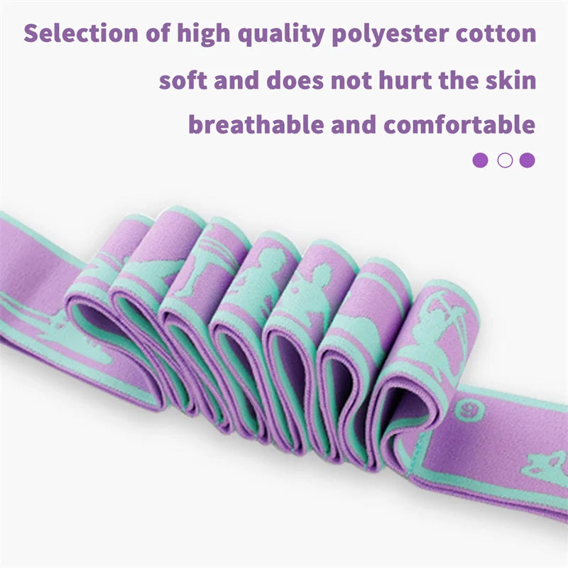 Elastic Resistance Band – Yoga Pilates Stretching Belt for Fitness