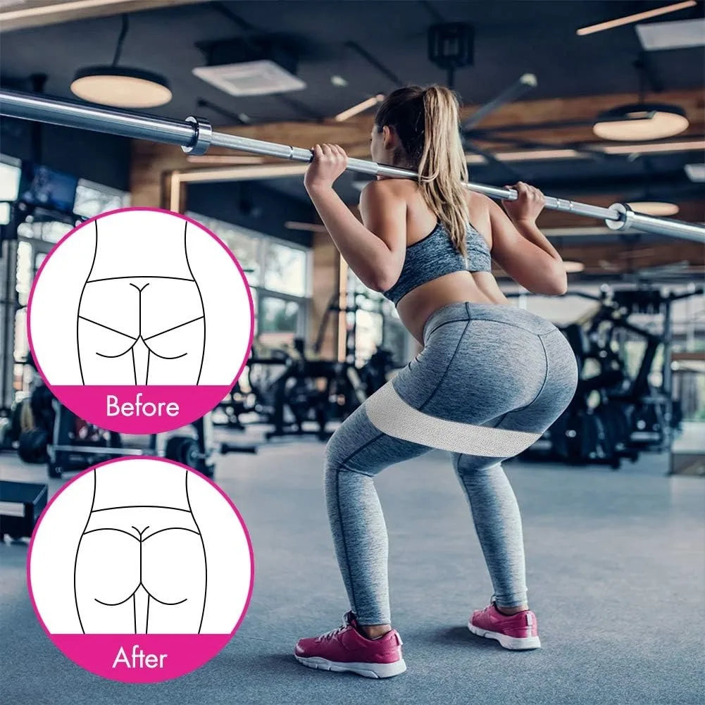 Fabric Resistance Bands – Booty Loop Bands for Legs & Glutes