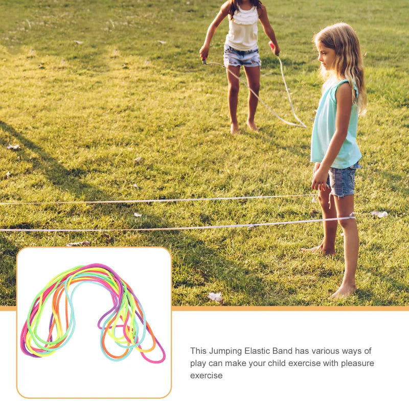 Elastic Jump Rope 5-10M – Adjustable Rubber Training Rope