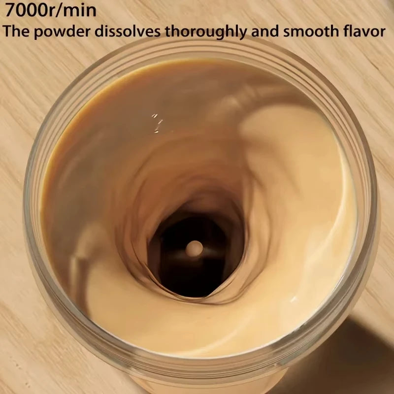 Electric Shaker Cup 450ml – Self-Stirring Protein Mixer