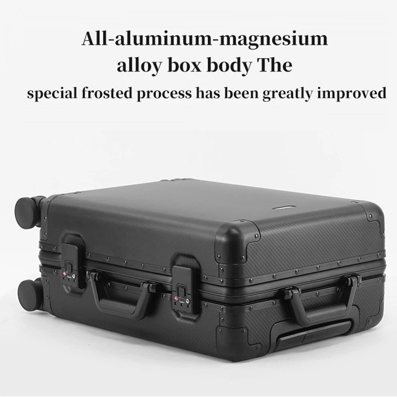 Aluminum Carry-On Luggage – TSA Approved Trolley Suitcase