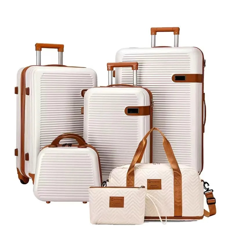 6-Piece Luggage Set with TSA Lock