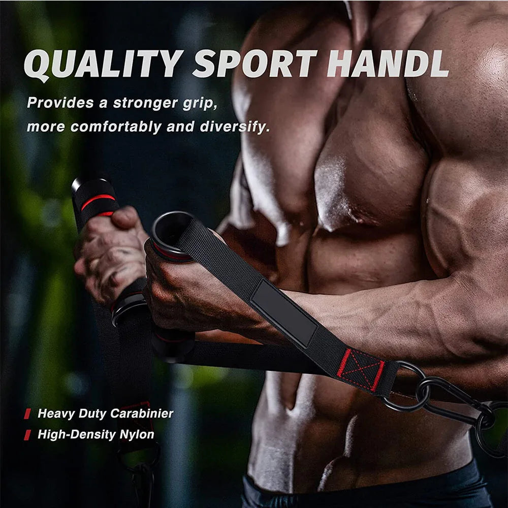 Resistance Band Pulley Strap – Home Gym Handle Attachment