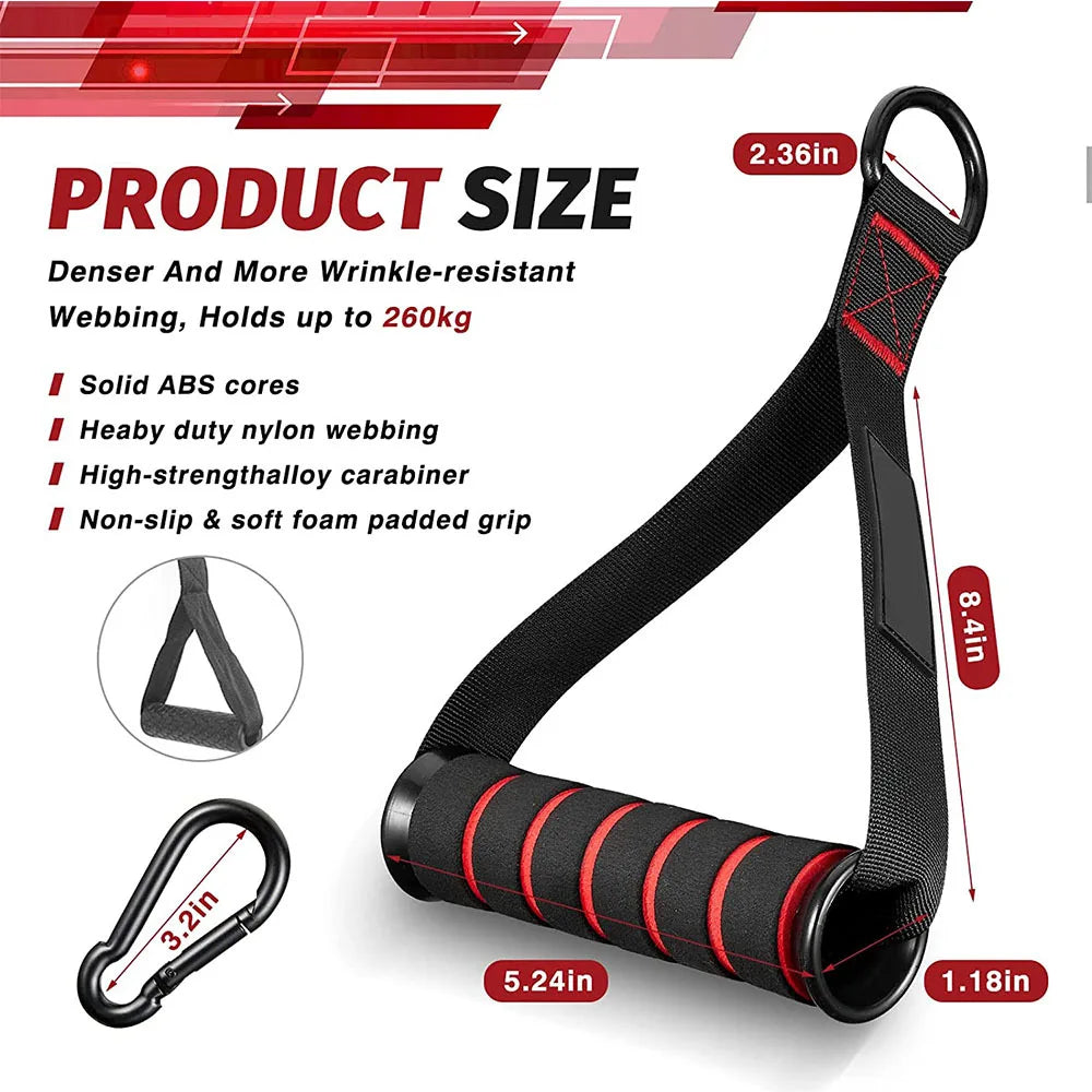 Resistance Band Pulley Strap – Home Gym Handle Attachment