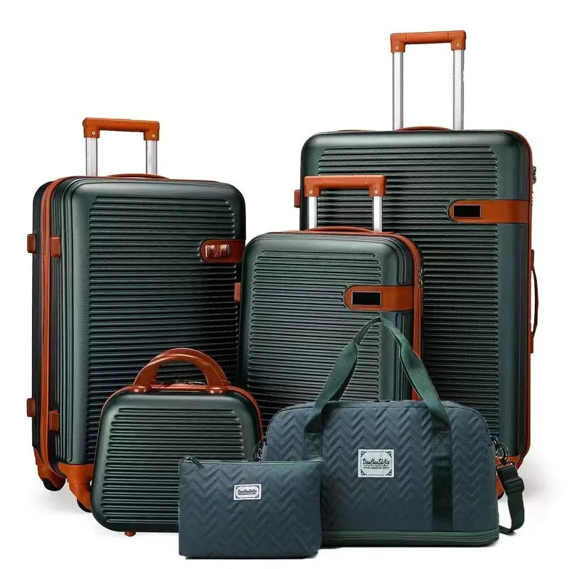 6-Piece Luggage Set with TSA Lock