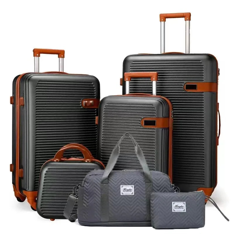 6-Piece Luggage Set with TSA Lock