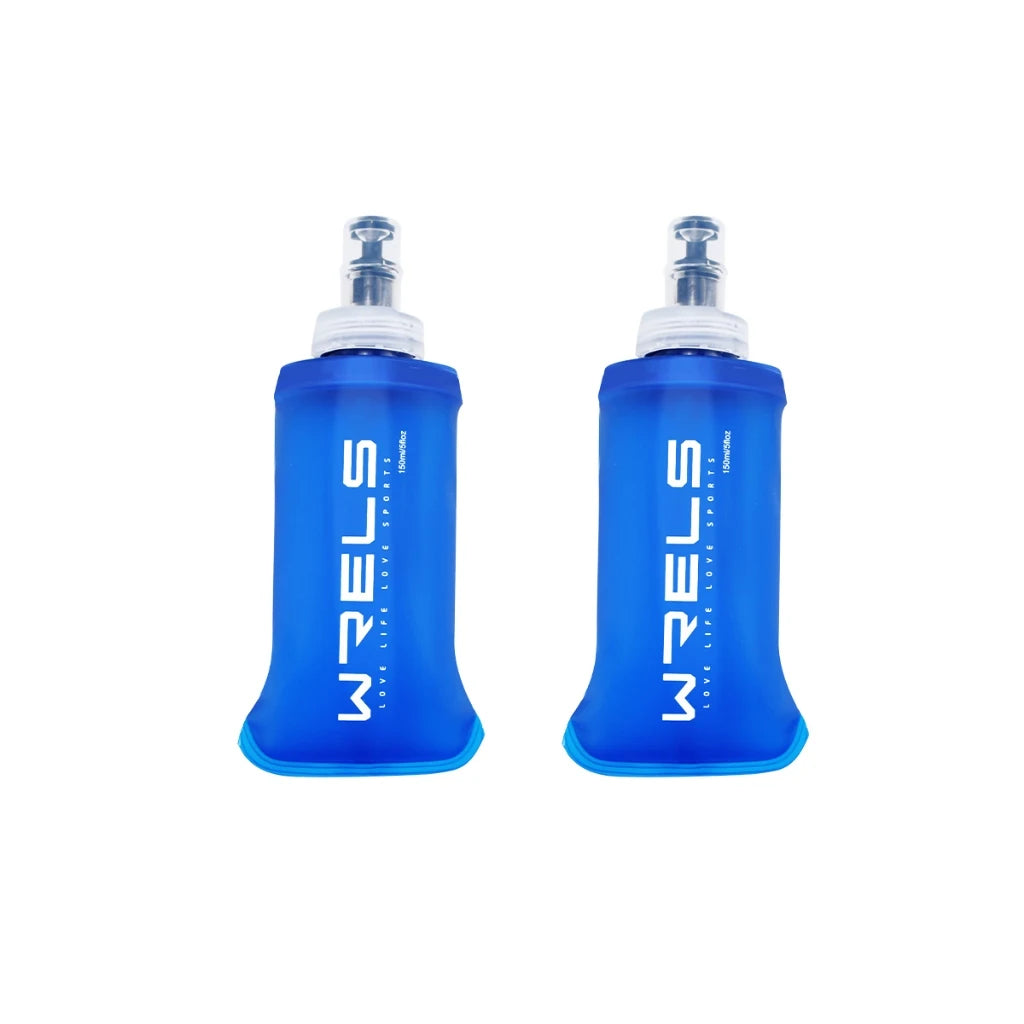 WRELS Folding Water Bottle – BPA-Free Collapsible Soft Flask