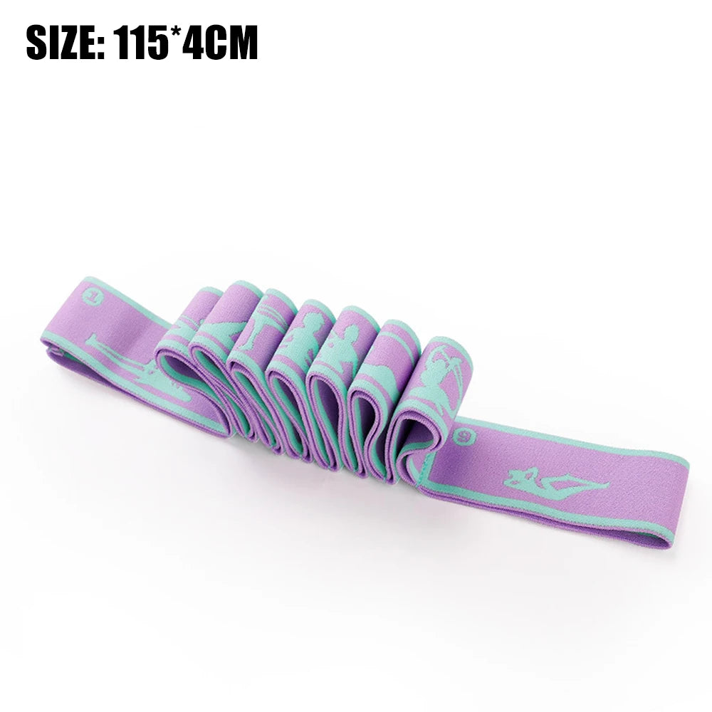 Elastic Resistance Band – Yoga Pilates Stretching Belt for Fitness