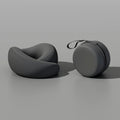 Durable U-shaped travel neck pillow for airplane and car travel