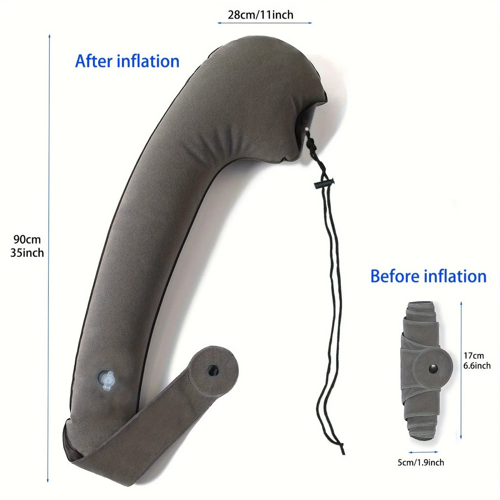 Travel Pillow Sleeping Artifact Sitting in Car